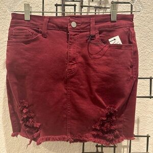 O2 Denim Denim min Skirt- NWT